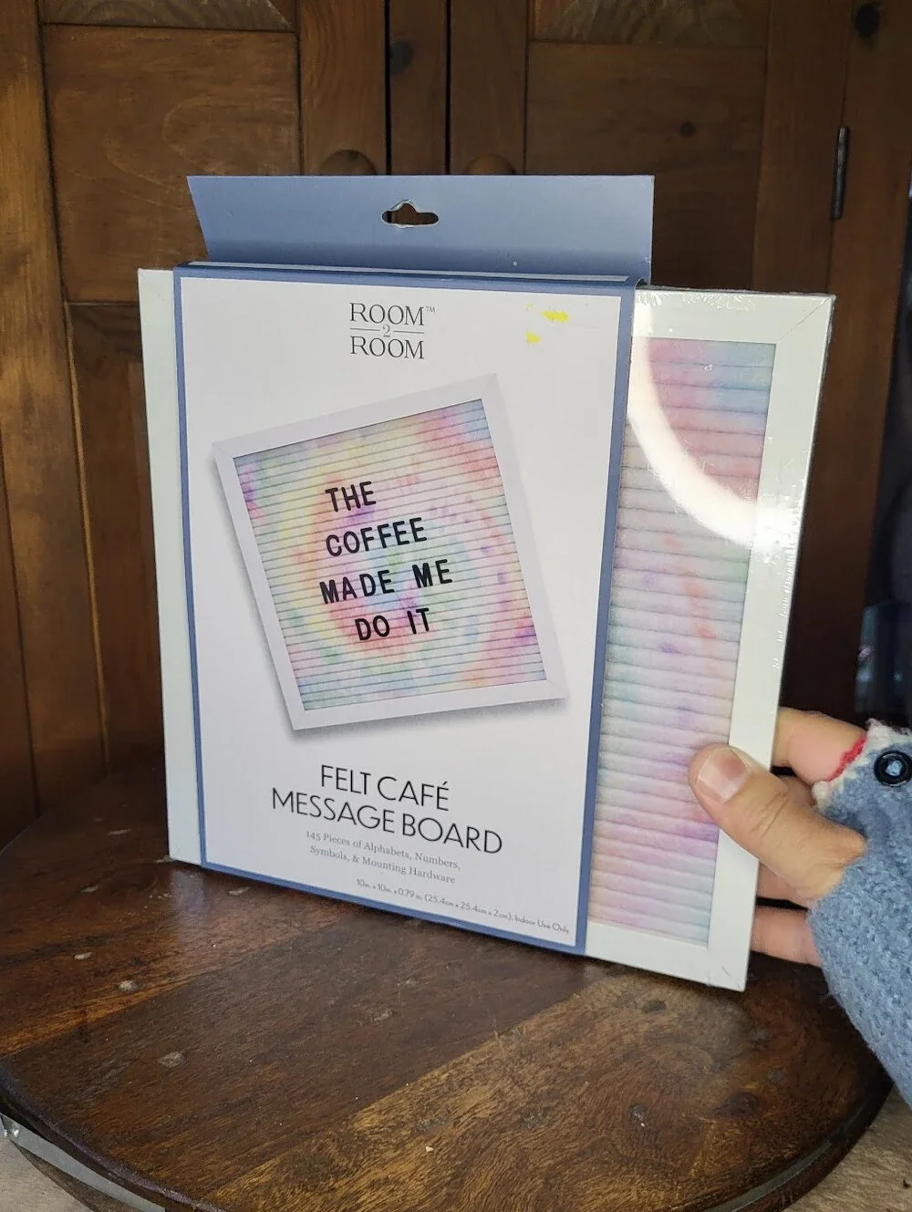 Felt Café Message Board - Pastel Rainbow